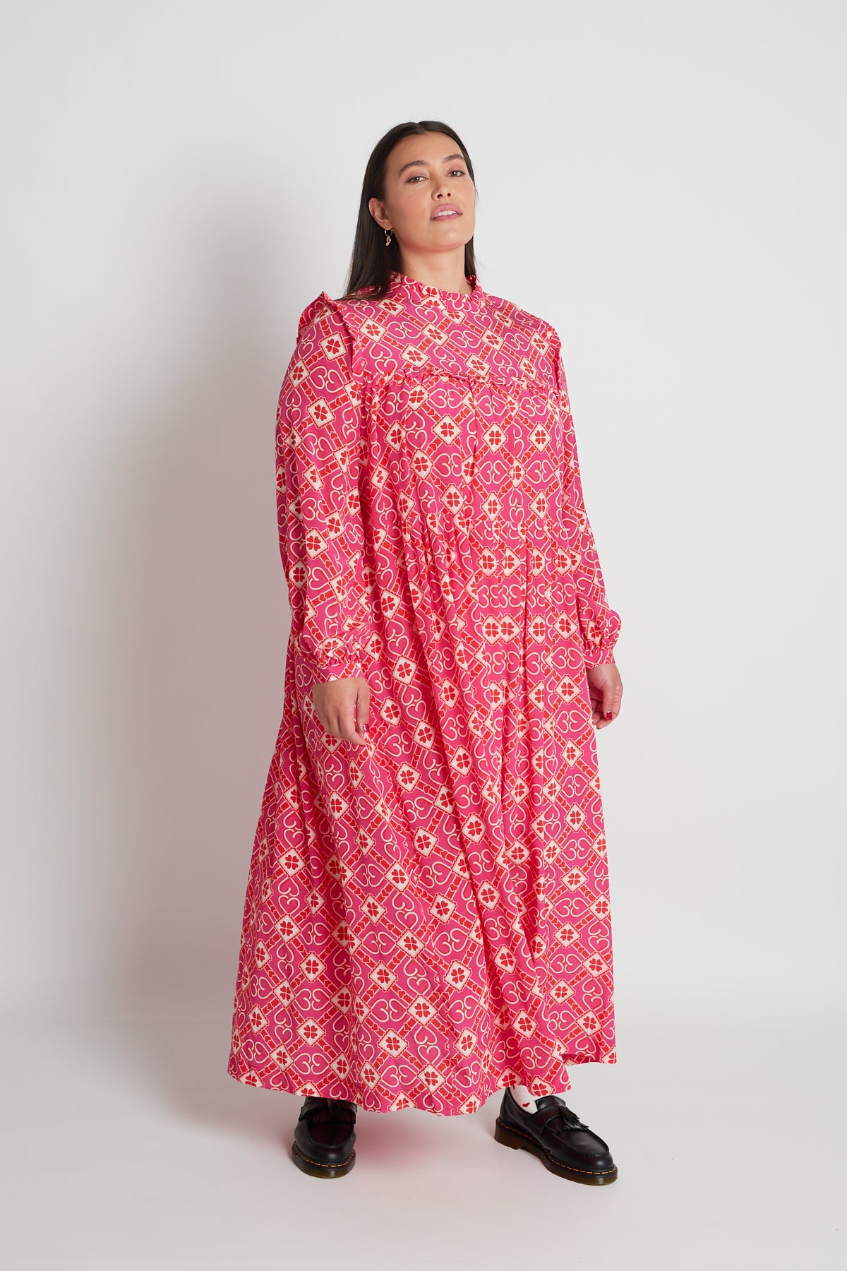 Love Is All Around dress - Magenta