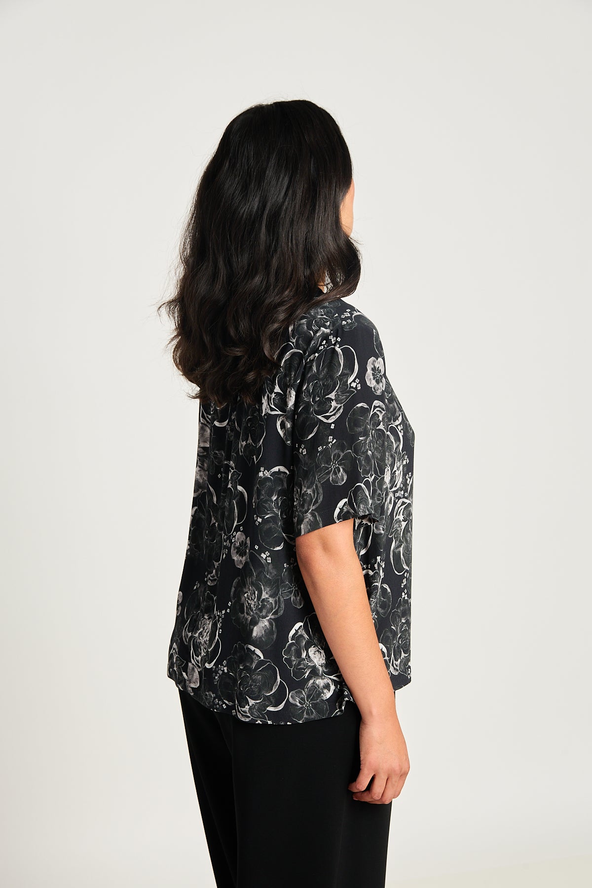 Peony tee - Black