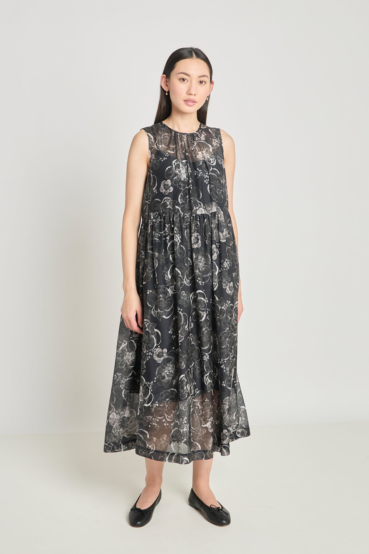 Mirroring dress - Black