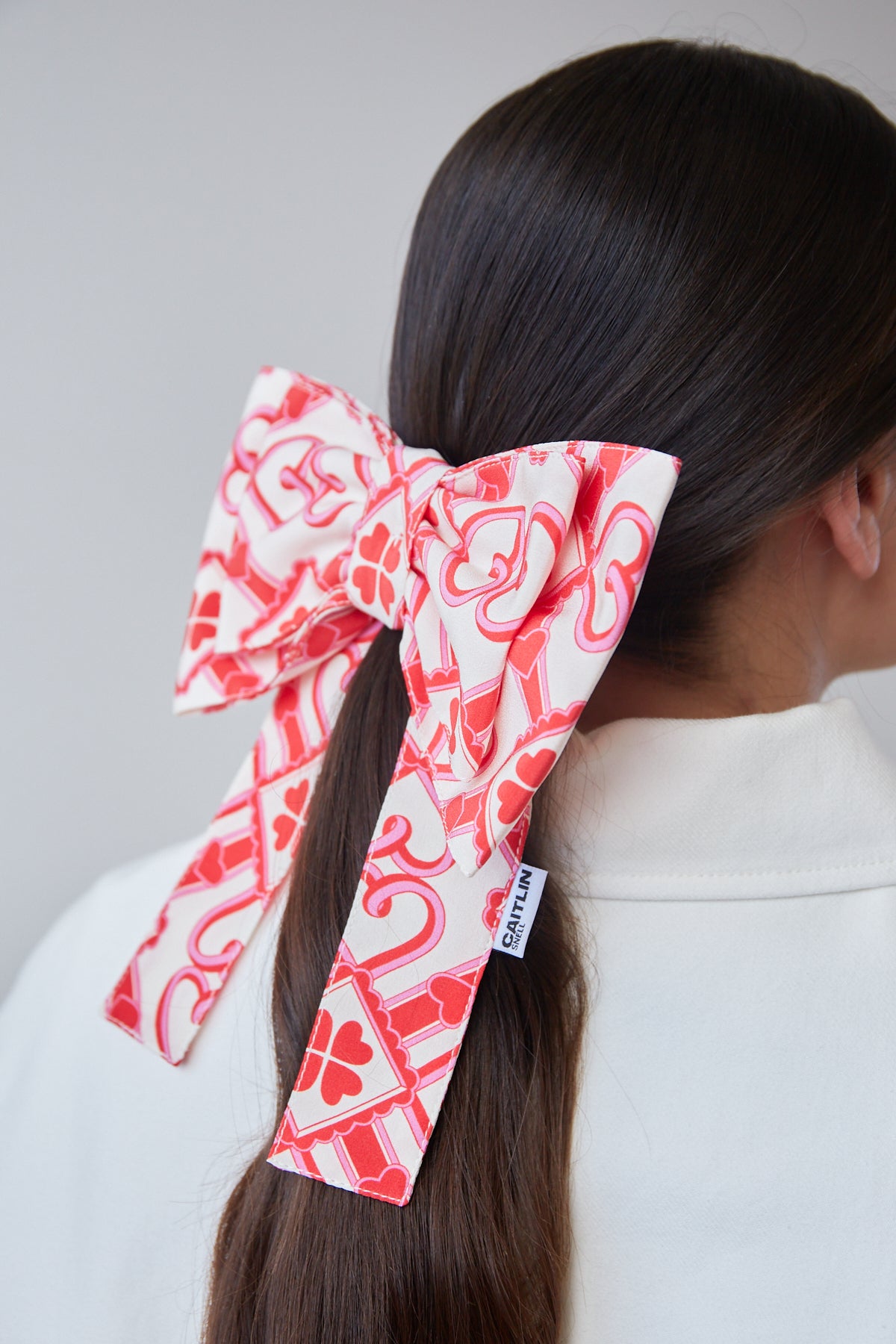 Caitlin Snell + twenty-seven names | Georgie Hair Bow - Cream