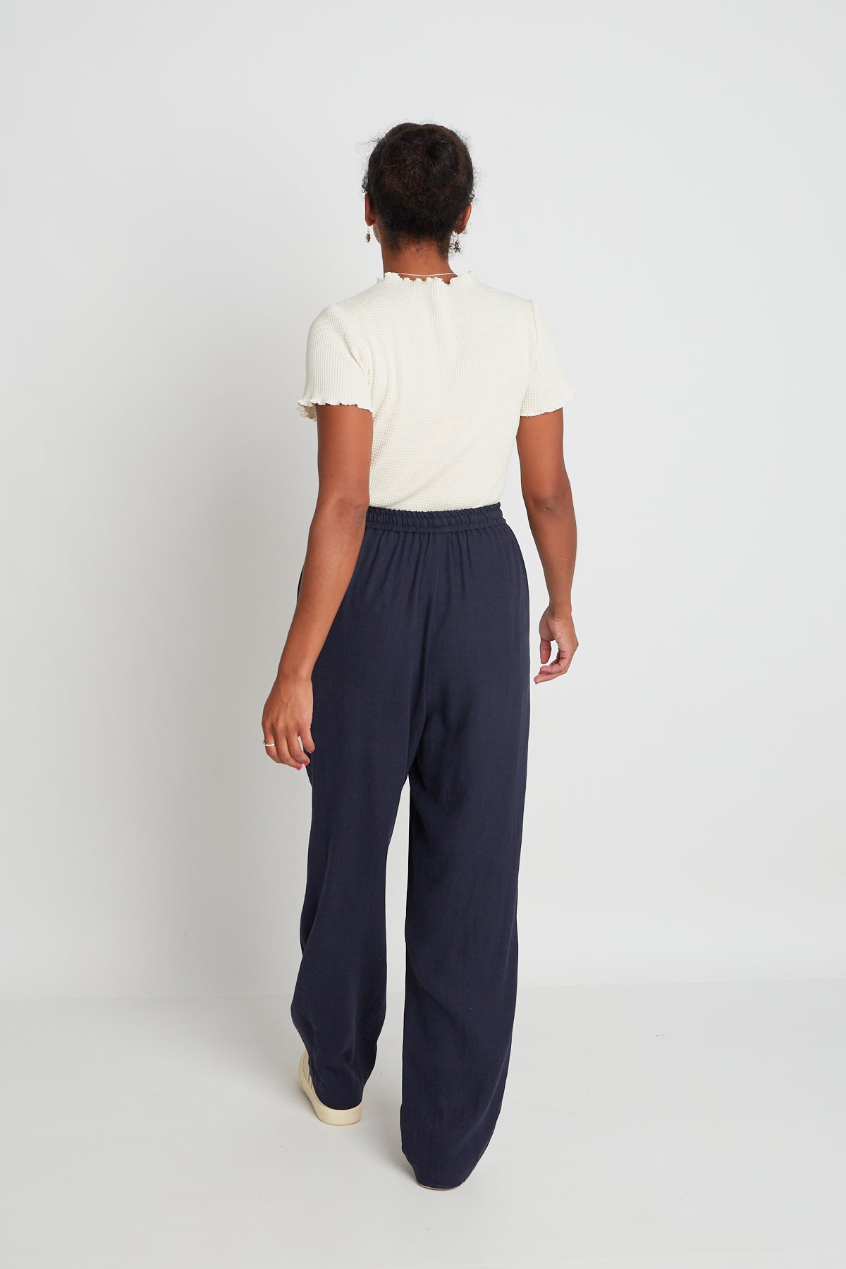 Octavia wide-legged pants - Navy