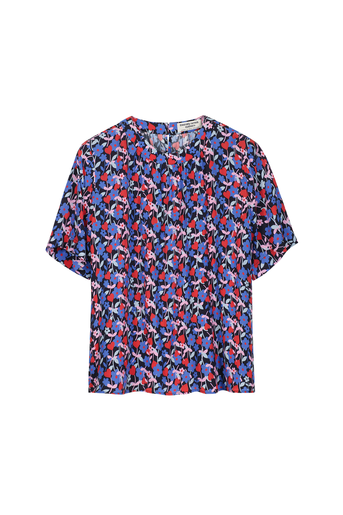 Kiss me tee - Navy