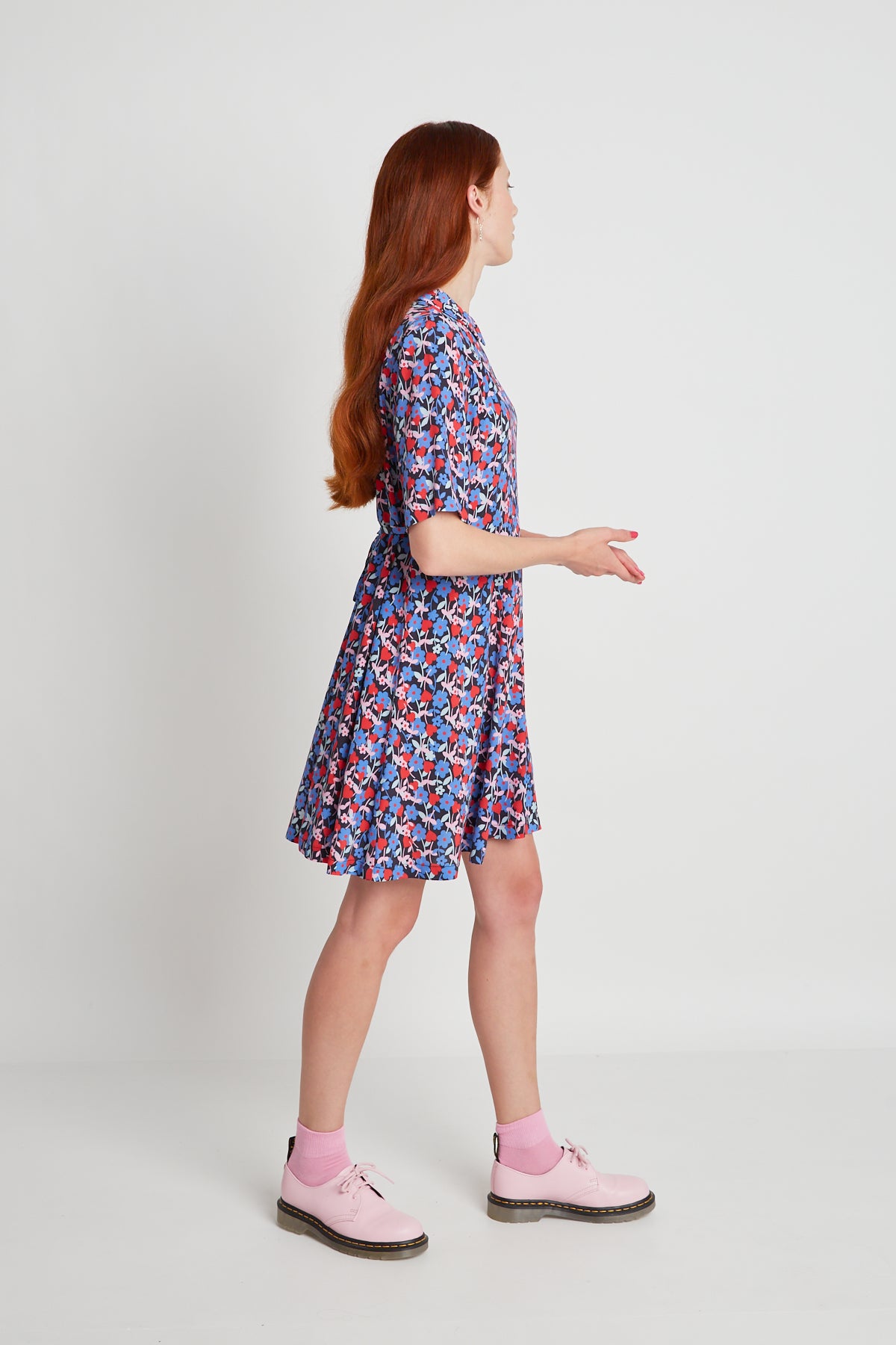 Cherry Bomb dress - Navy