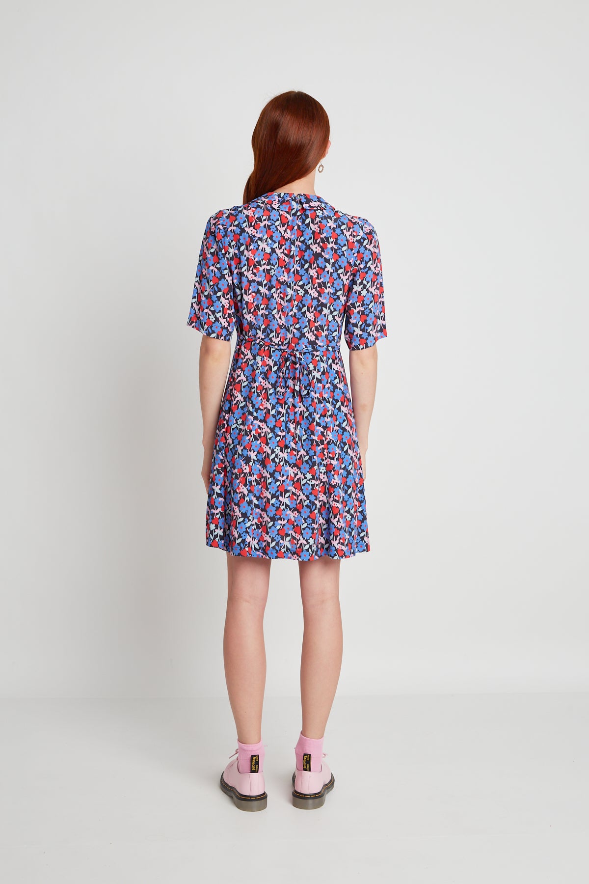 Cherry Bomb dress - Navy