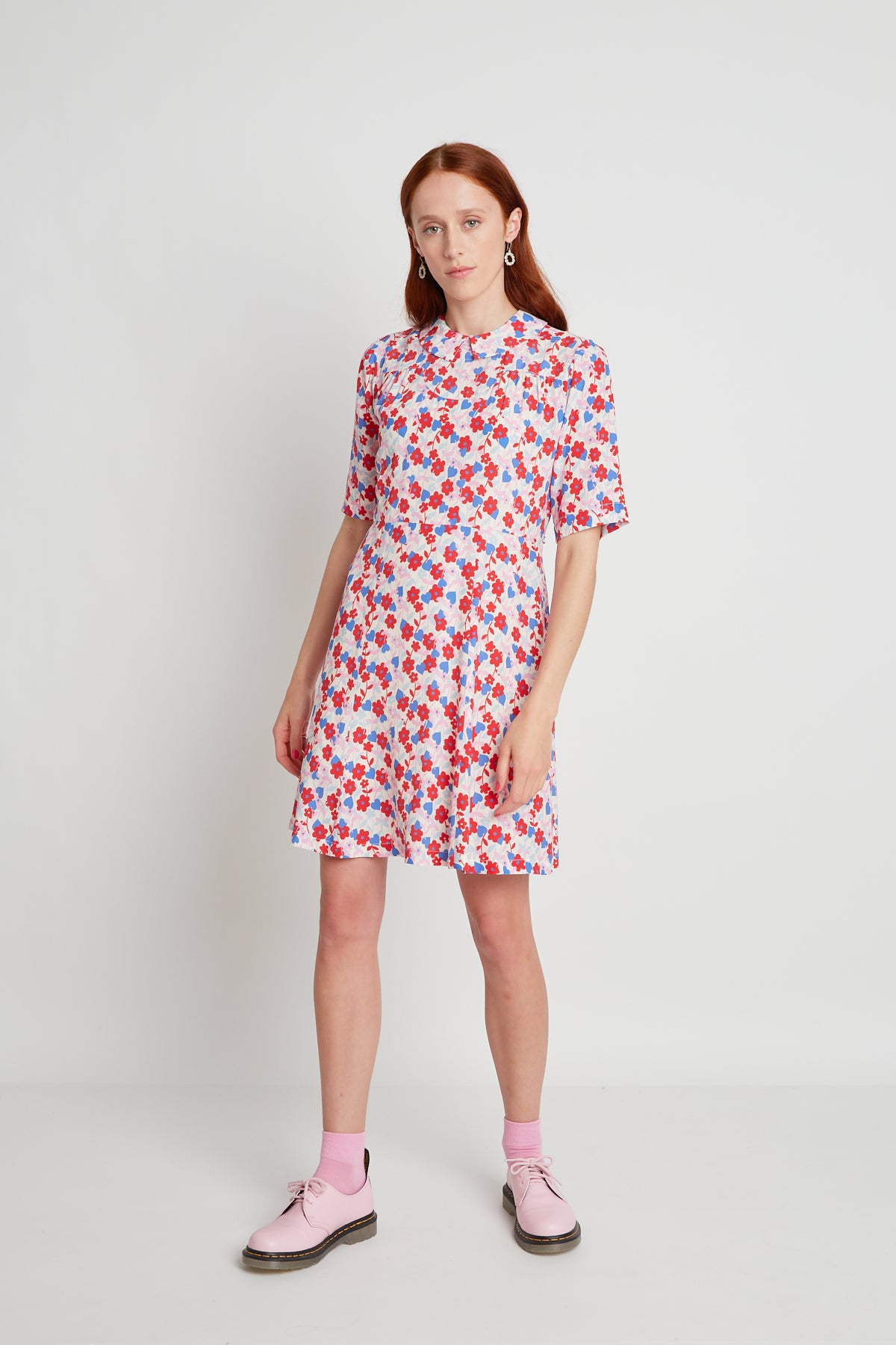 Cherry Bomb dress - Cream