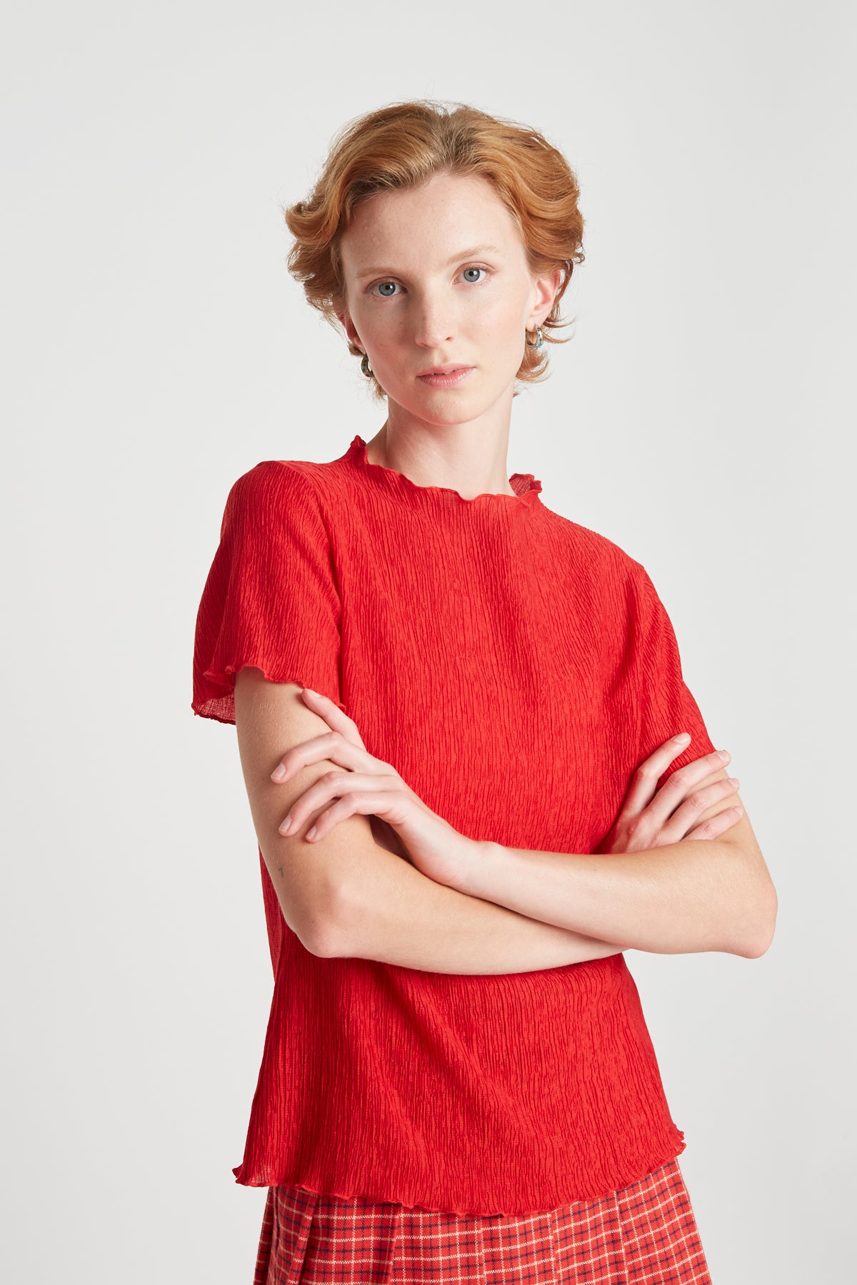 Scarlett Tee Red