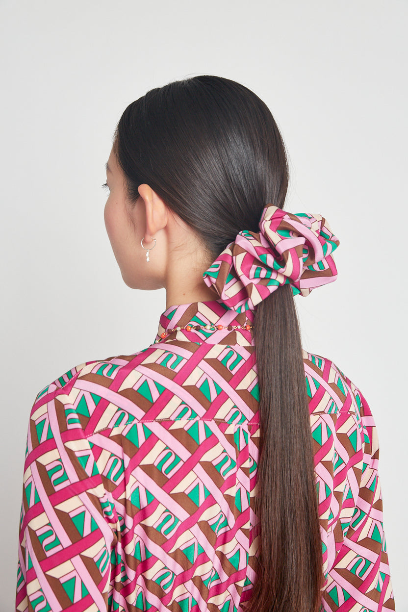 OVERSIZED SCRUNCHIE COSMIC TUSCAN main image 1