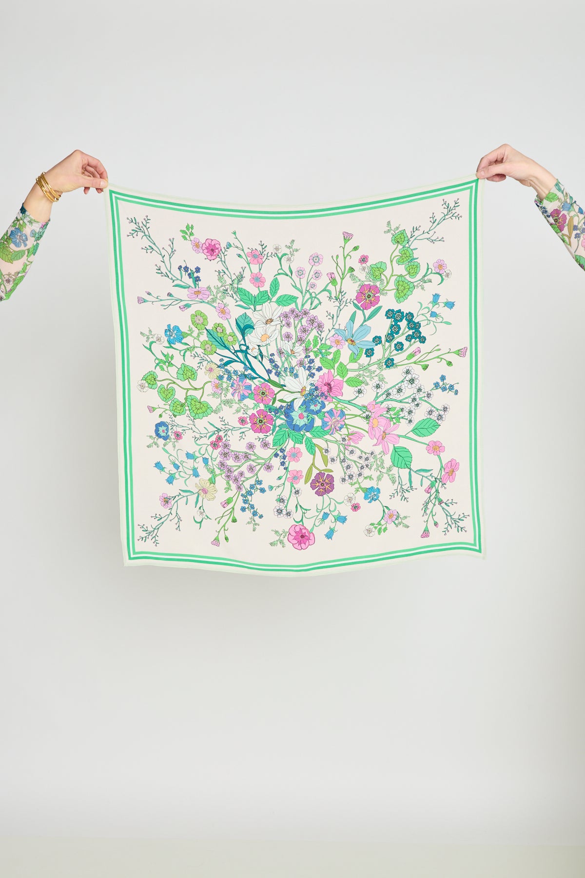 Doom and bloom scarf - Cream