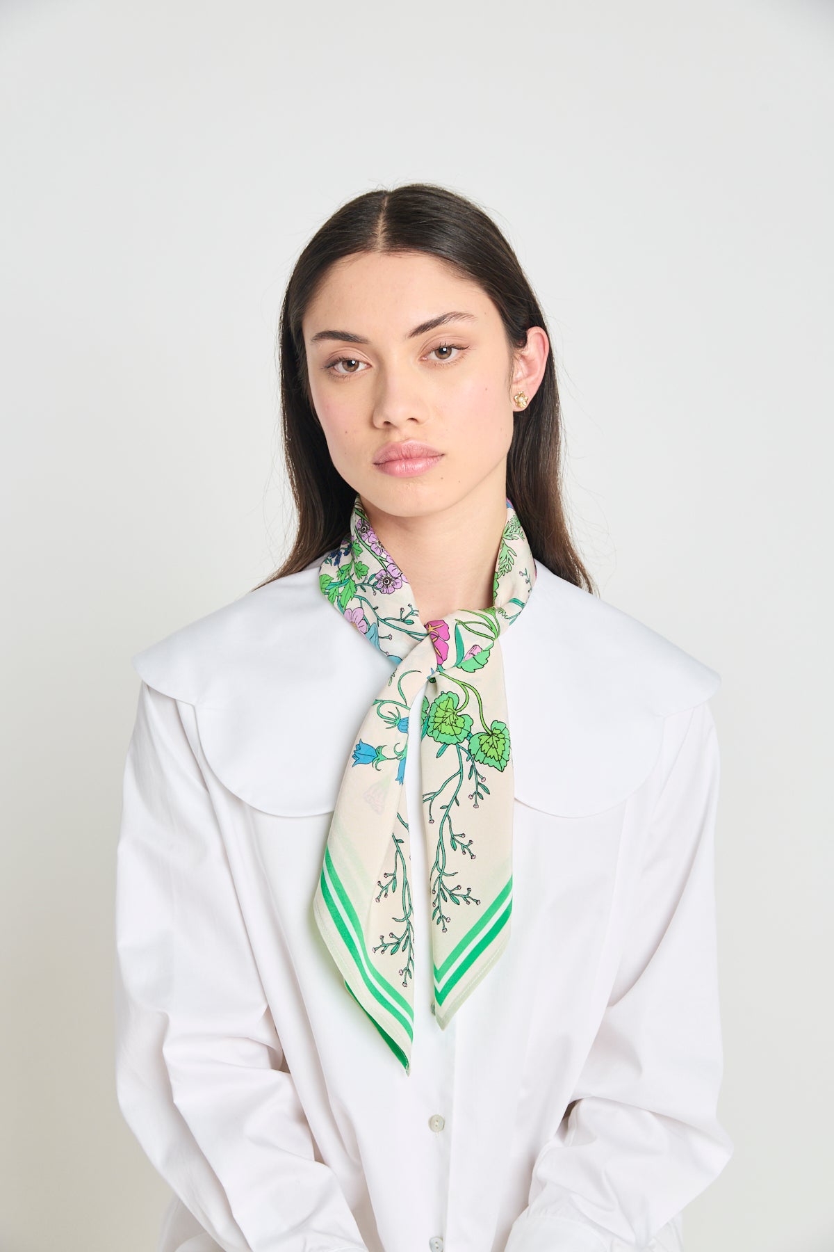 Doom and bloom scarf - Cream