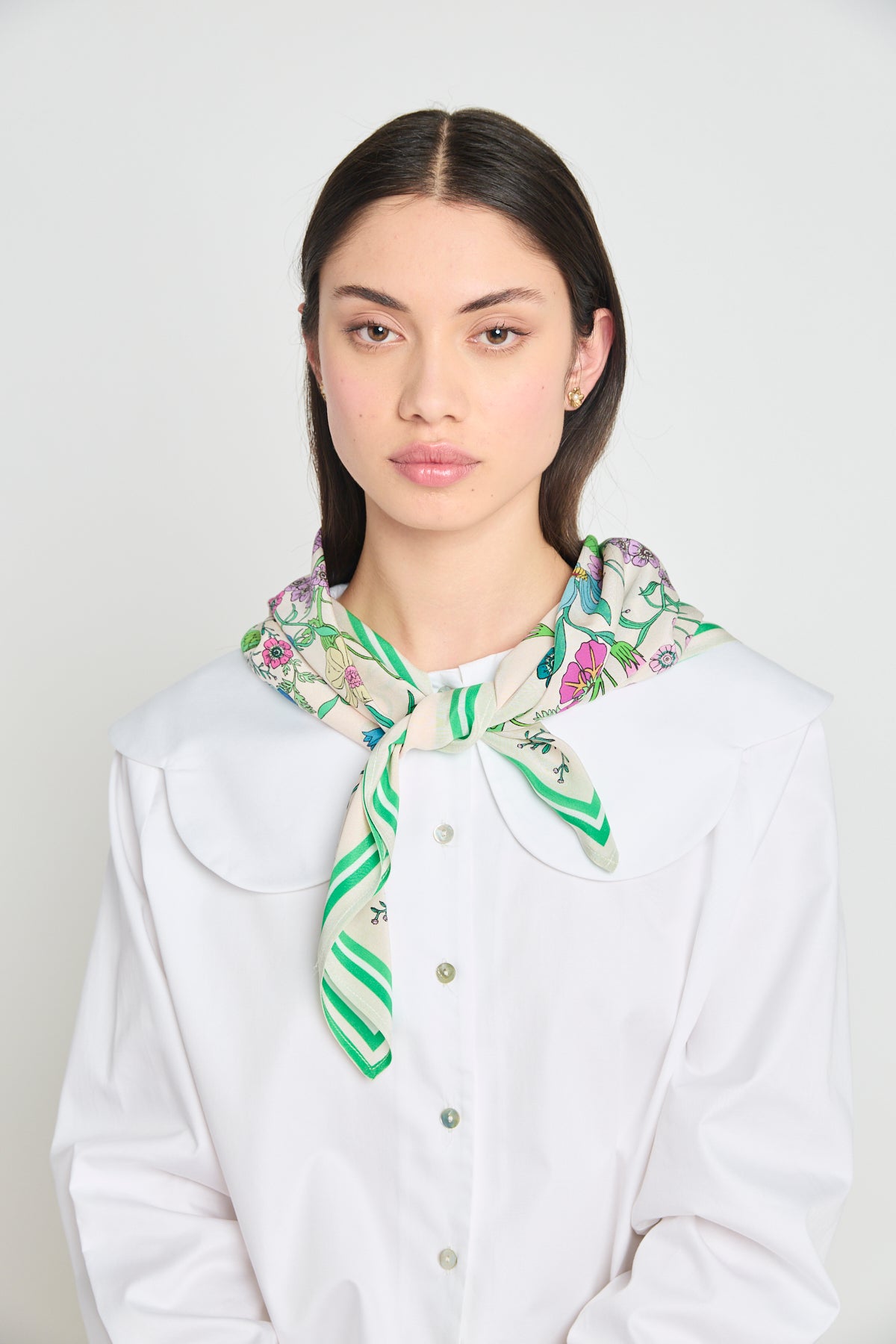 Doom and bloom scarf - Cream