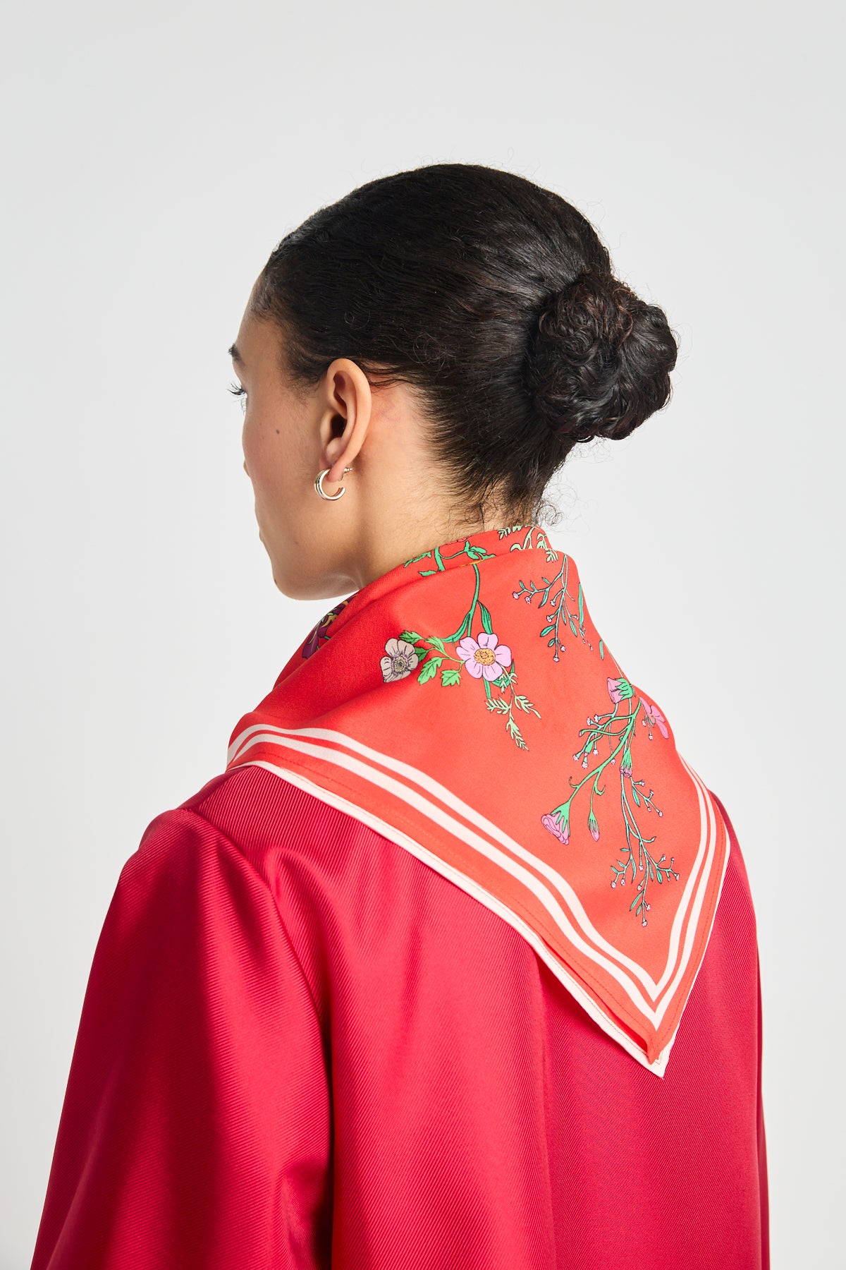 Doom and bloom scarf - Red