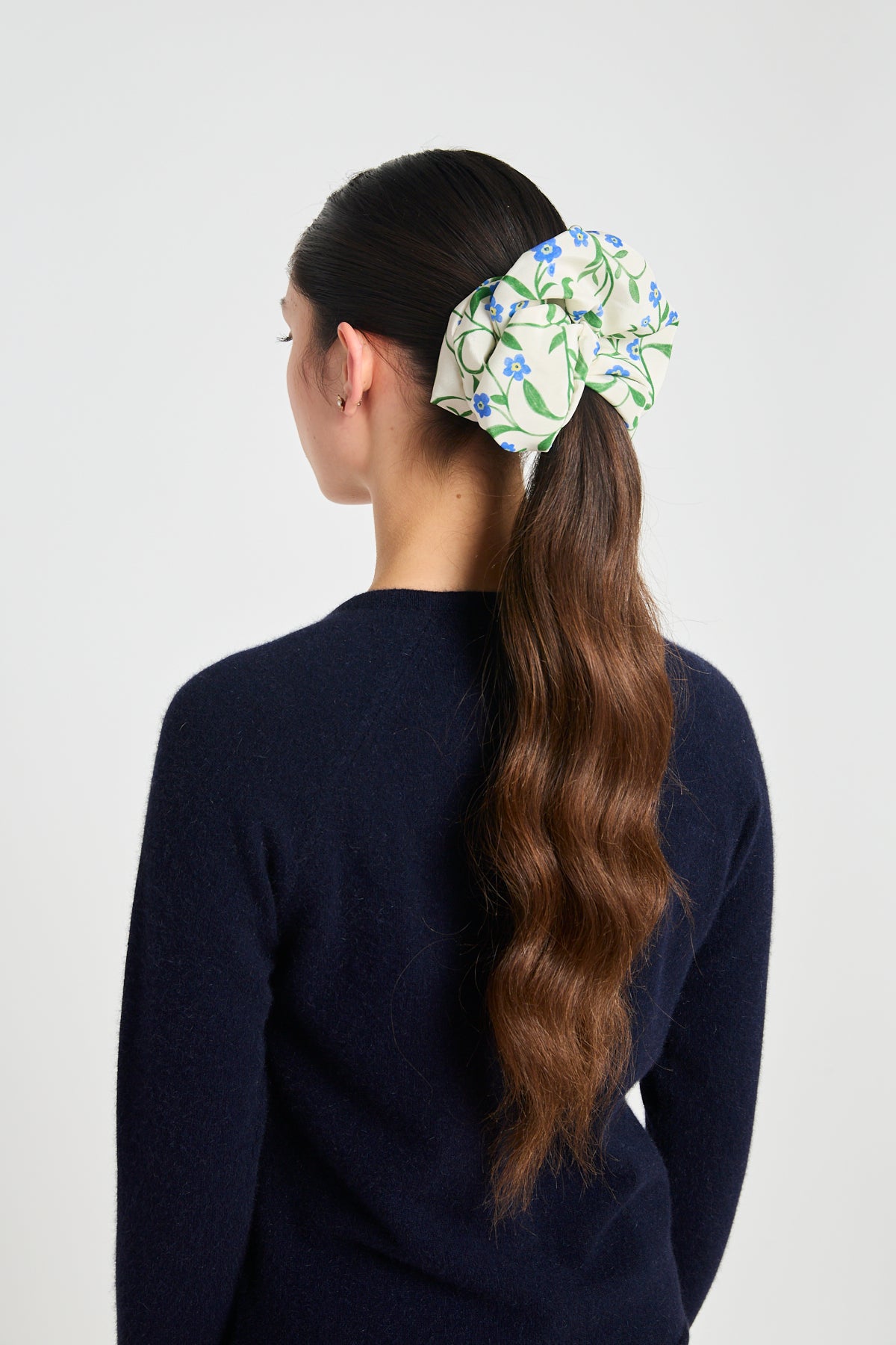 Oversized scrunchie - Forget me not