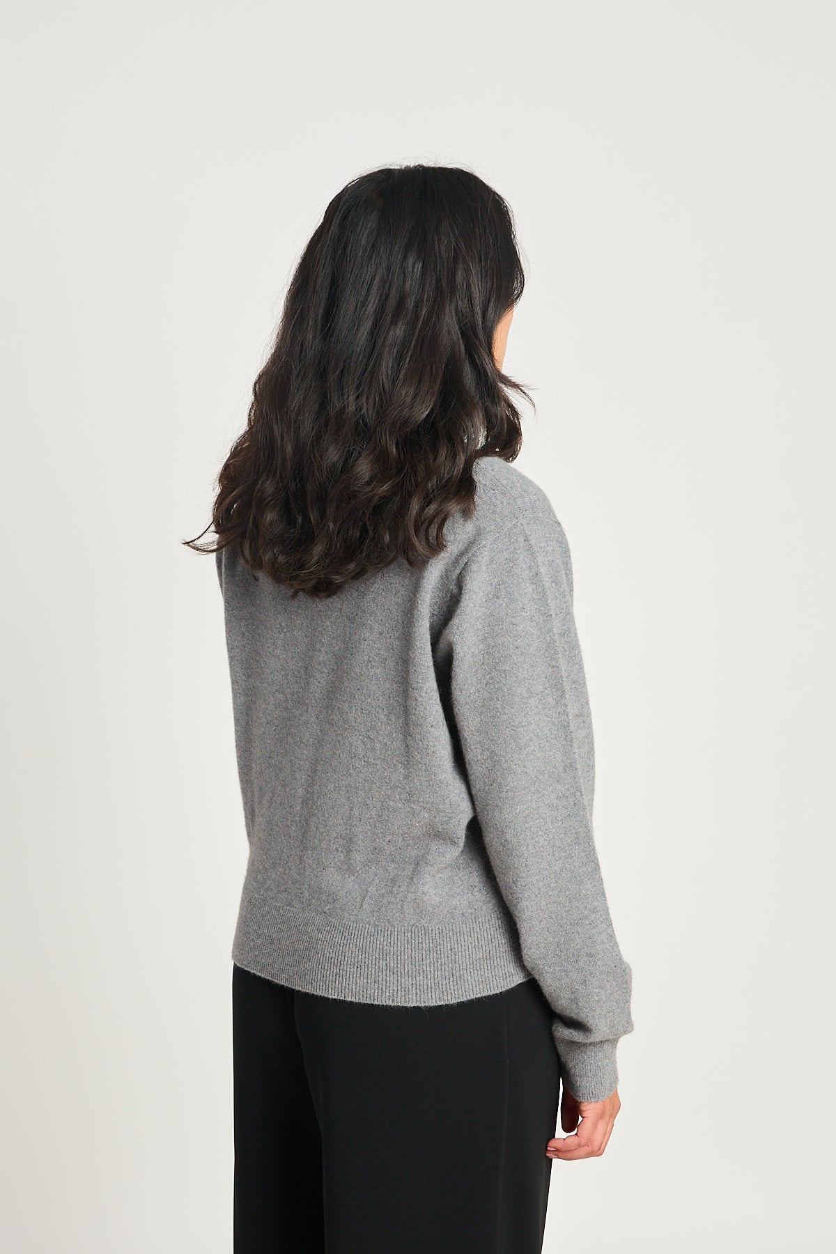 Eliza long-sleeved polo - Grey