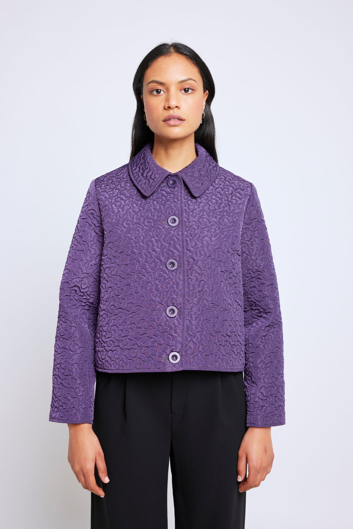 The mind boggles jacket - Purple