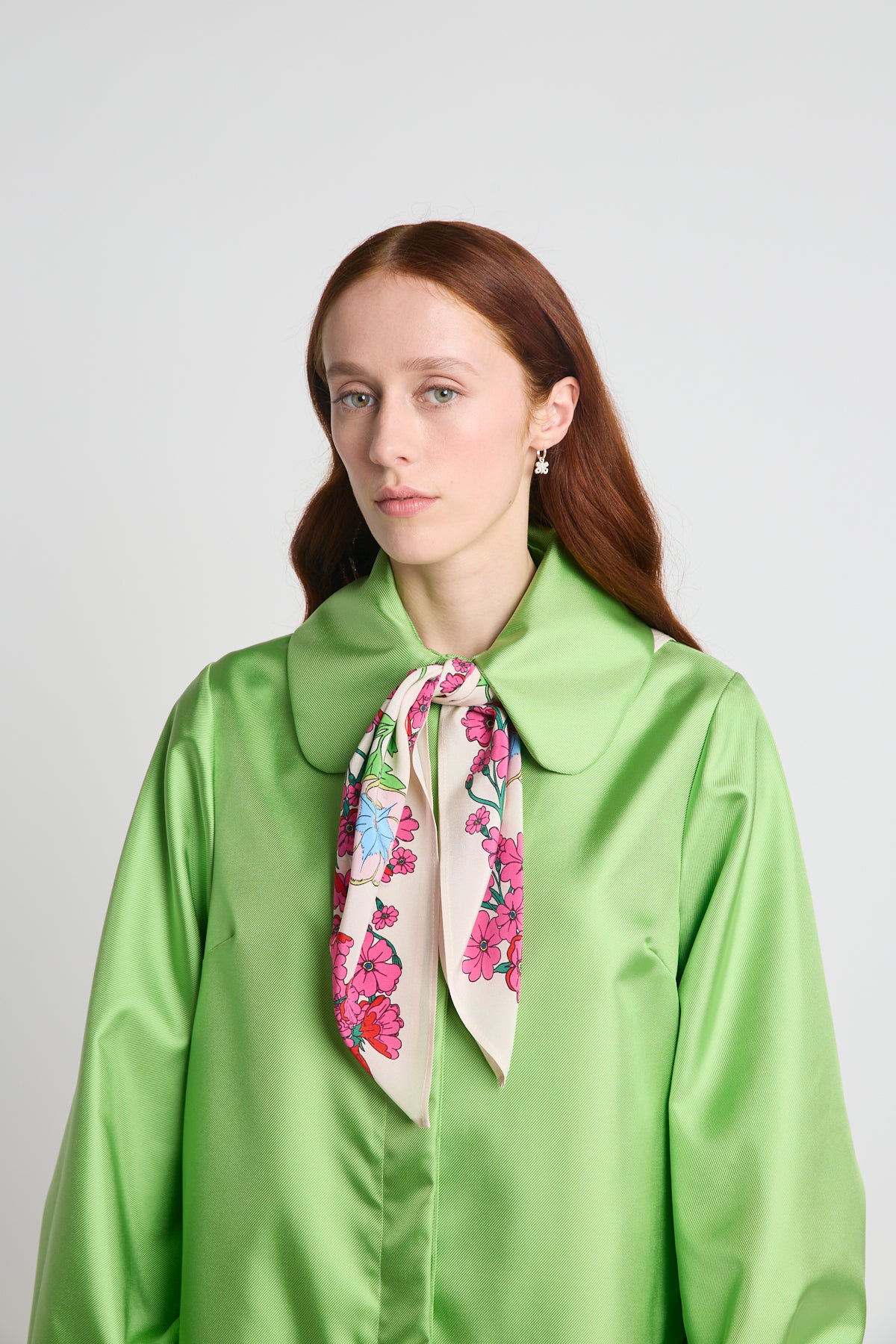 Look no further Cream floral scarf - Large