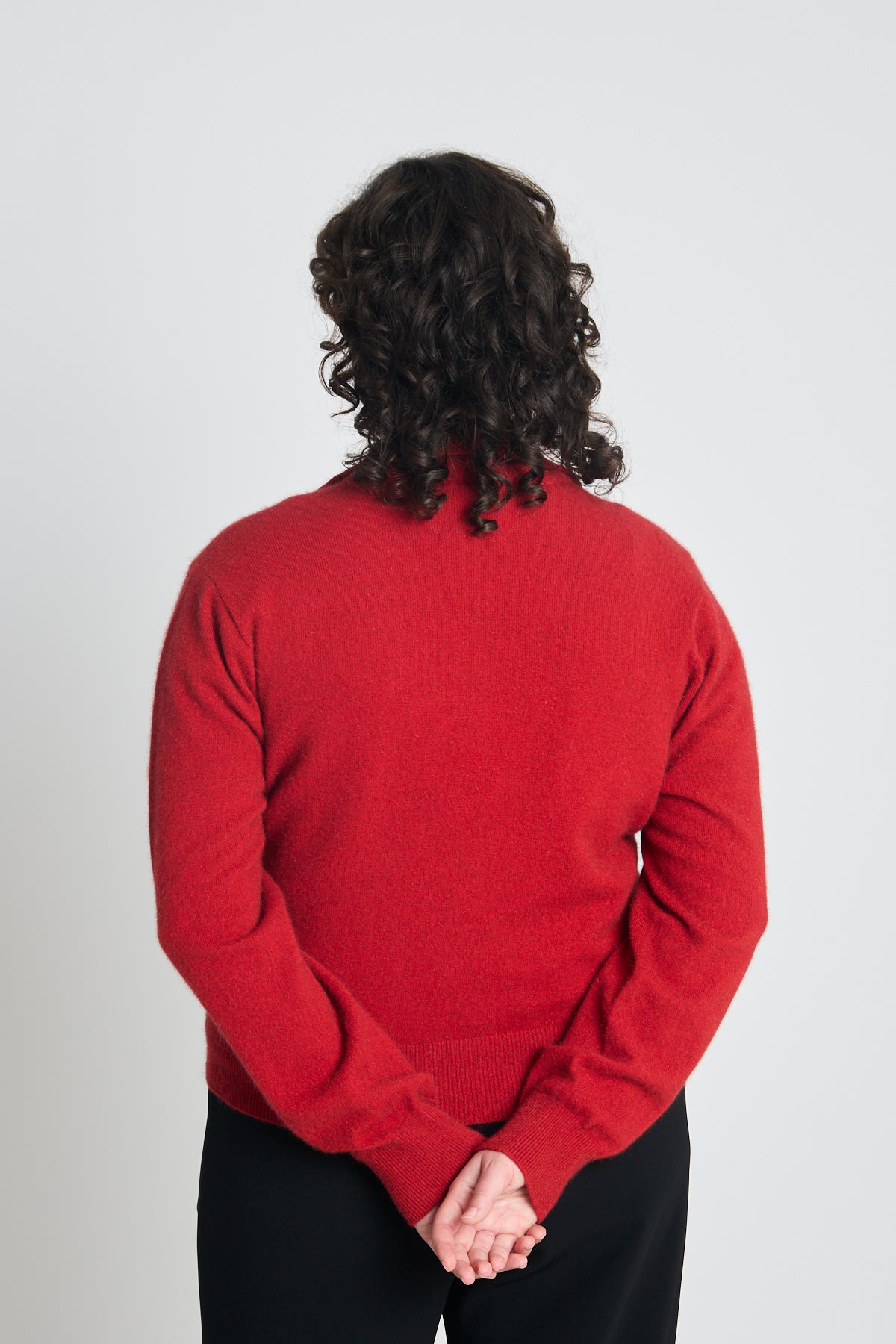 Eliza long-sleeved polo - Red