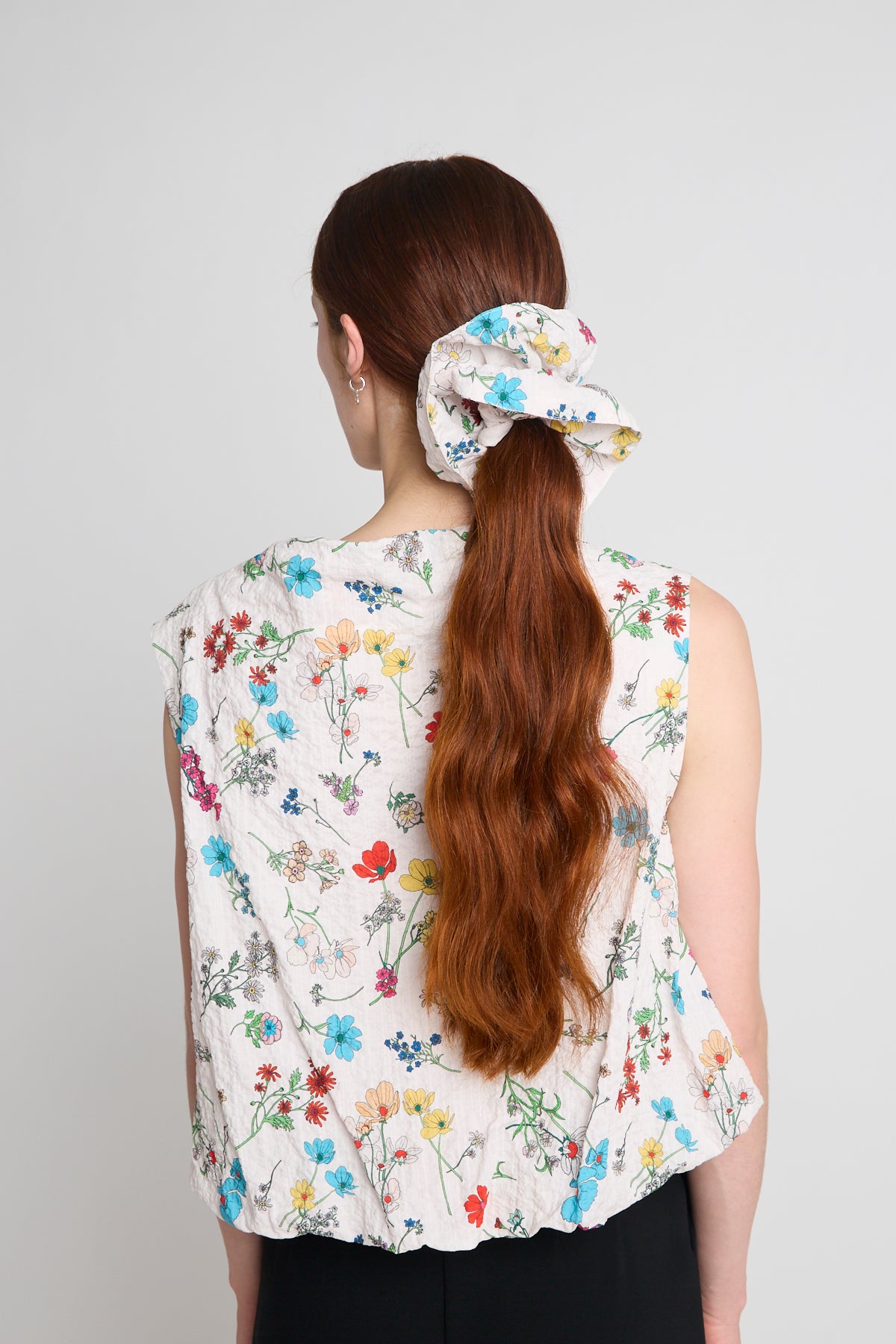 Oversized scrunchie - TSN Cream