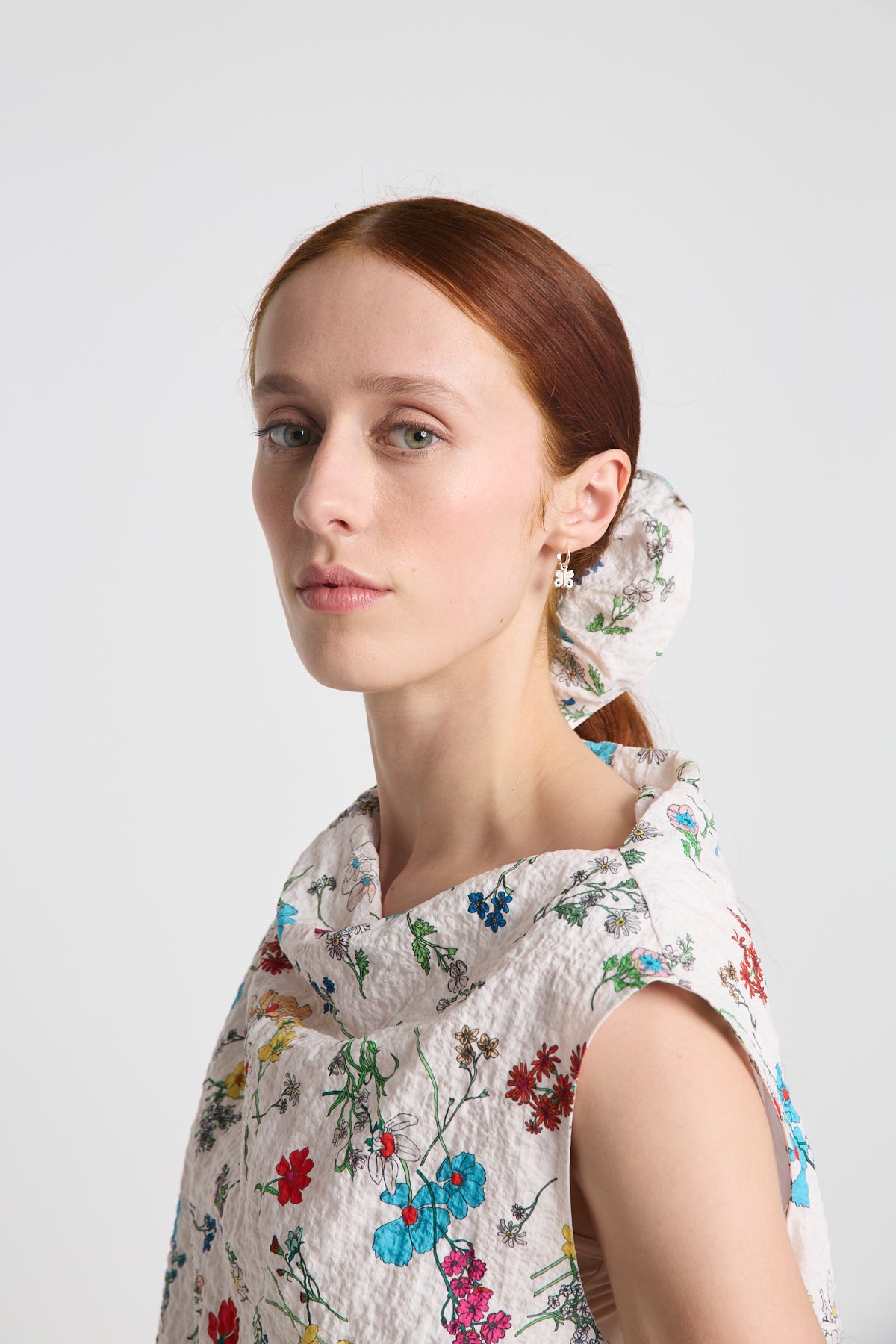 Oversized scrunchie - TSN Cream