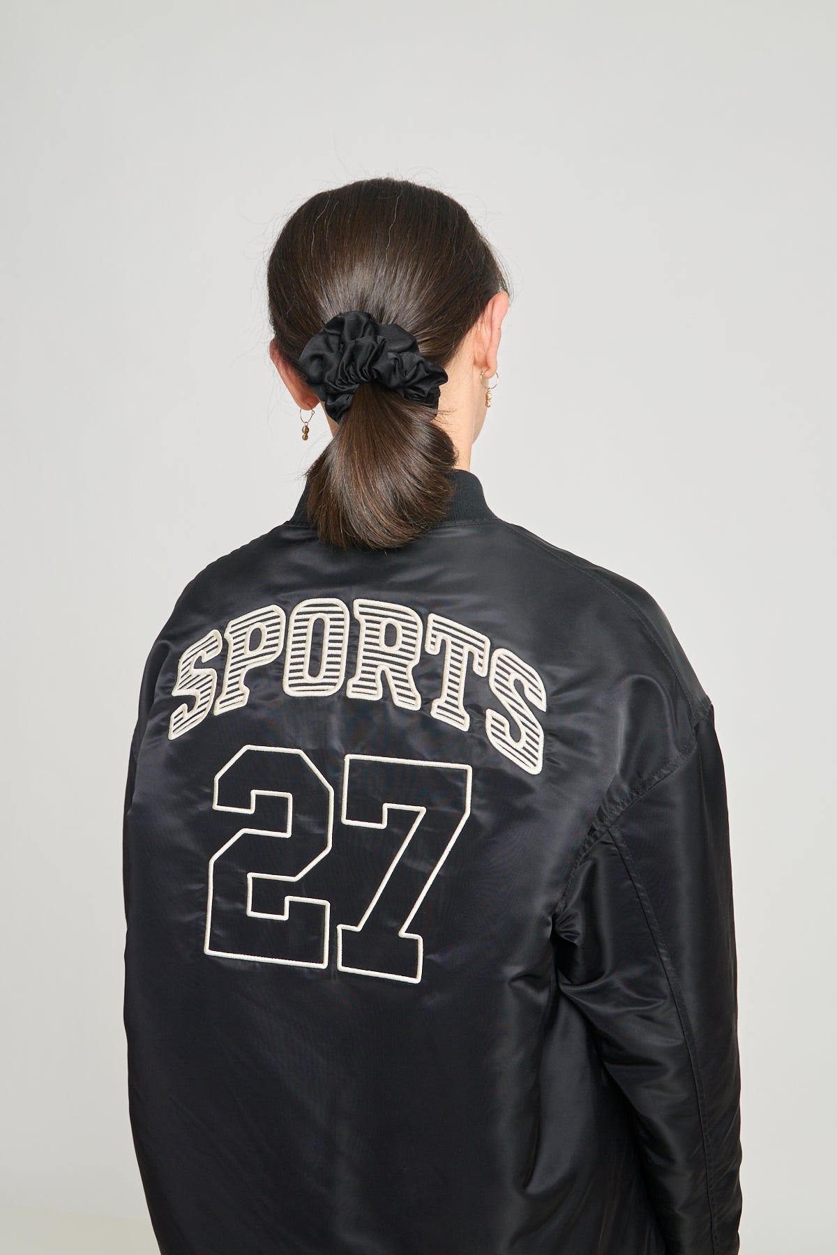 Fun and games mini scrunchie - Black